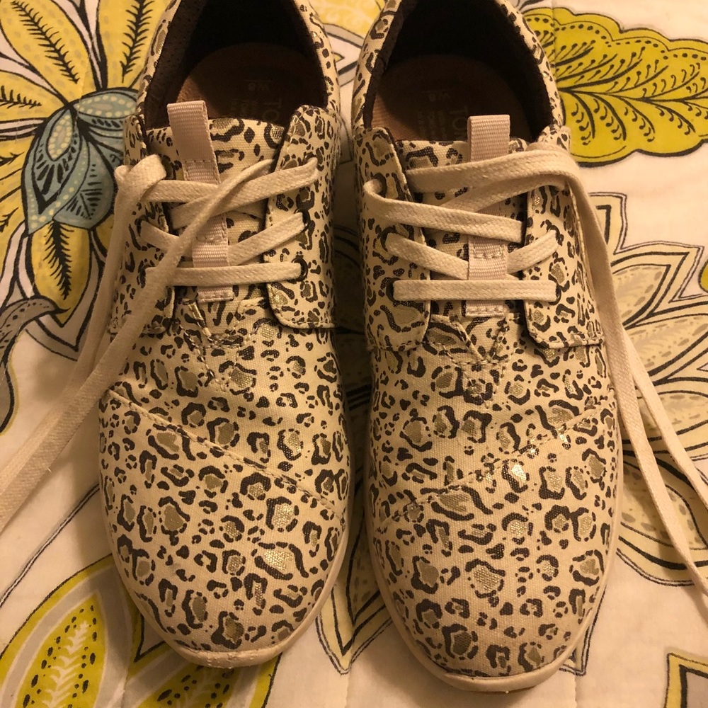 Toms women’s Bobcat Gold Foil Del Rey sneakers